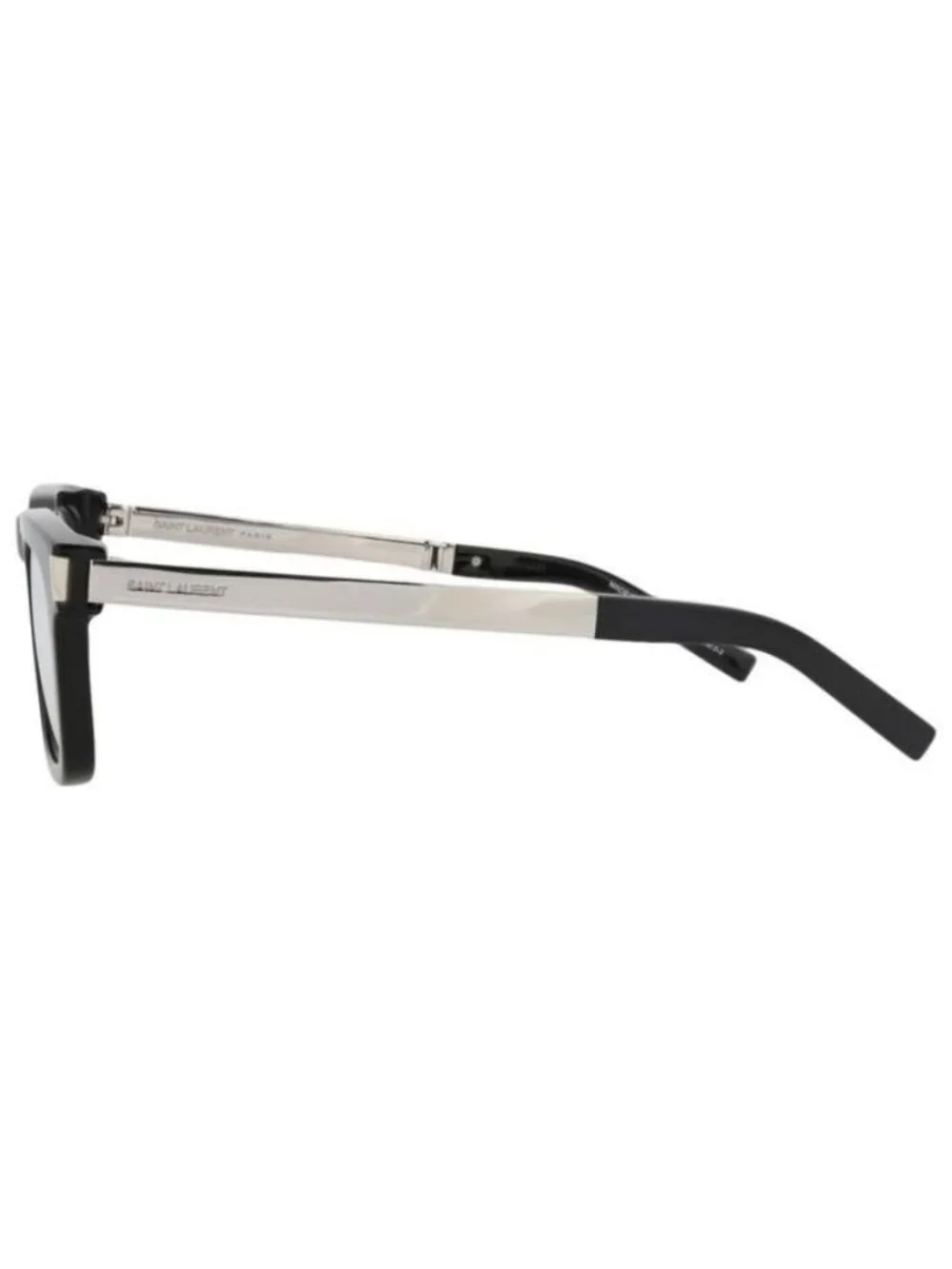 New Saint Laurent Unisex Square/Rectangle Black Silver Transparent Fashion Desig